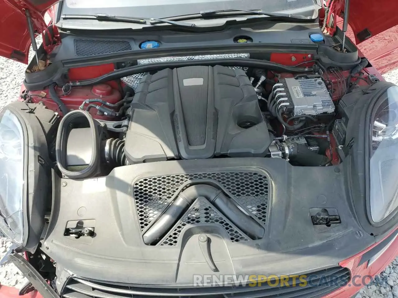 12 fotografías del automóvil dañado WP1AB2A56KLB30885 PORSCHE MACAN 2019