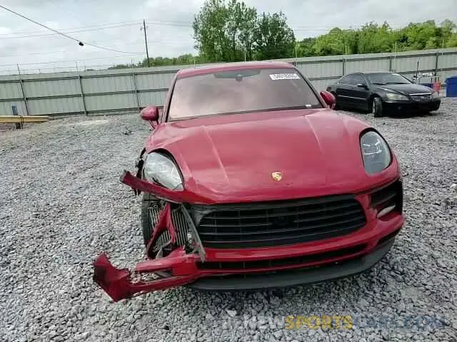 14 fotografías del automóvil dañado WP1AB2A56KLB30885 PORSCHE MACAN 2019