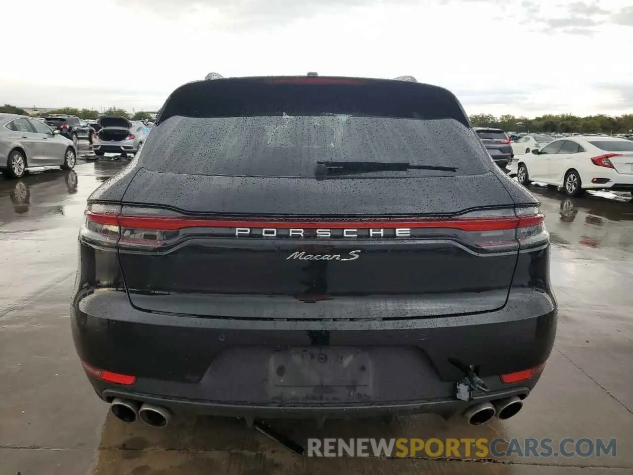 6 fotografías del automóvil dañado WP1AB2A5XKLB34518 PORSCHE MACAN 2019