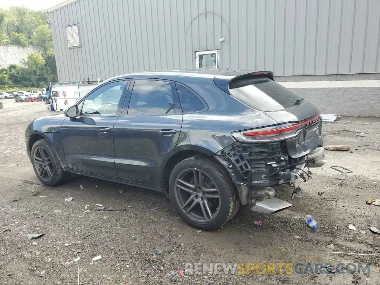 2 fotografías del automóvil dañado WP1AA2A50LLB01807 PORSCHE MACAN 2020