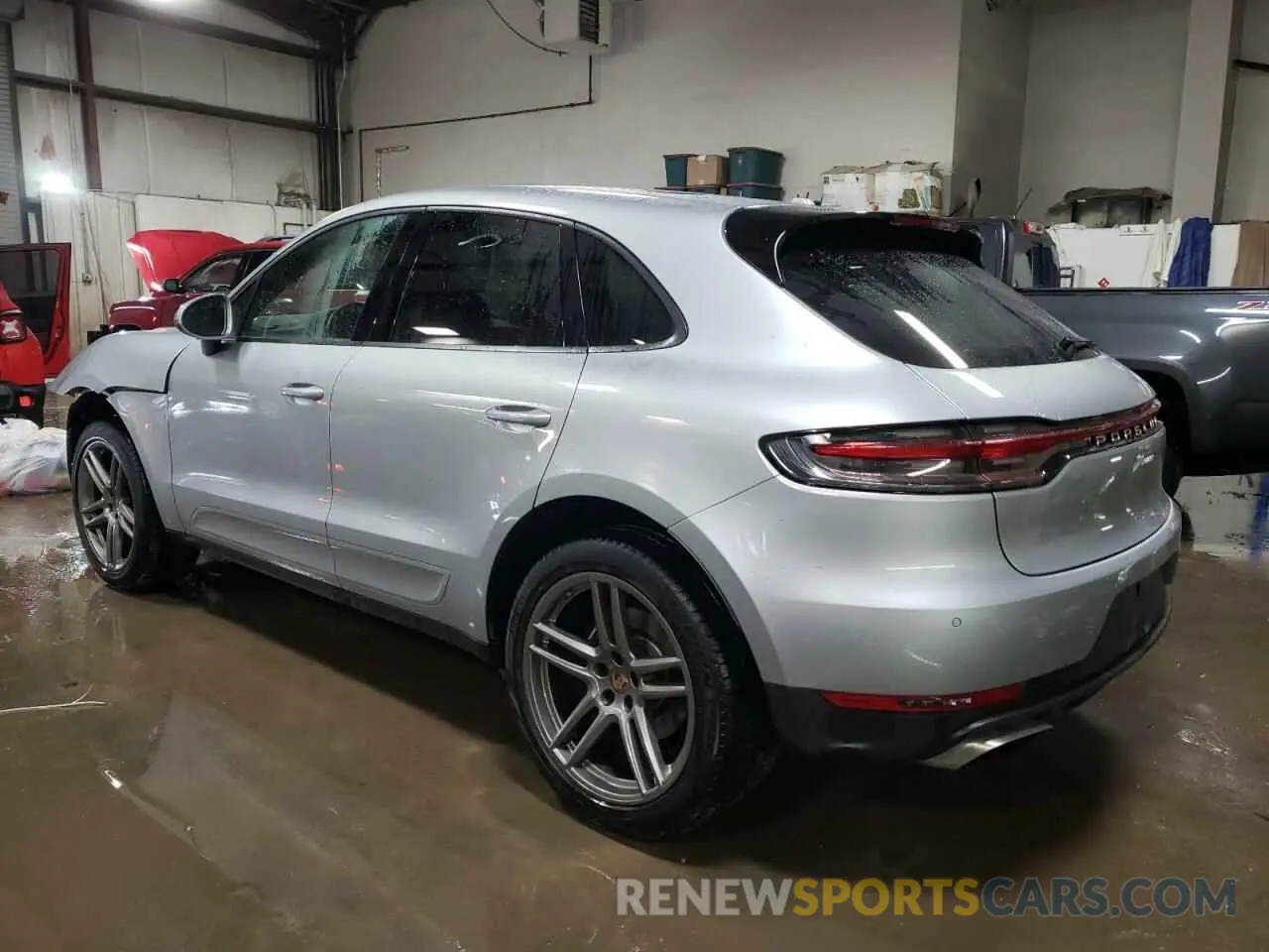 2 fotografías del automóvil dañado WP1AA2A50LLB04951 PORSCHE MACAN 2020