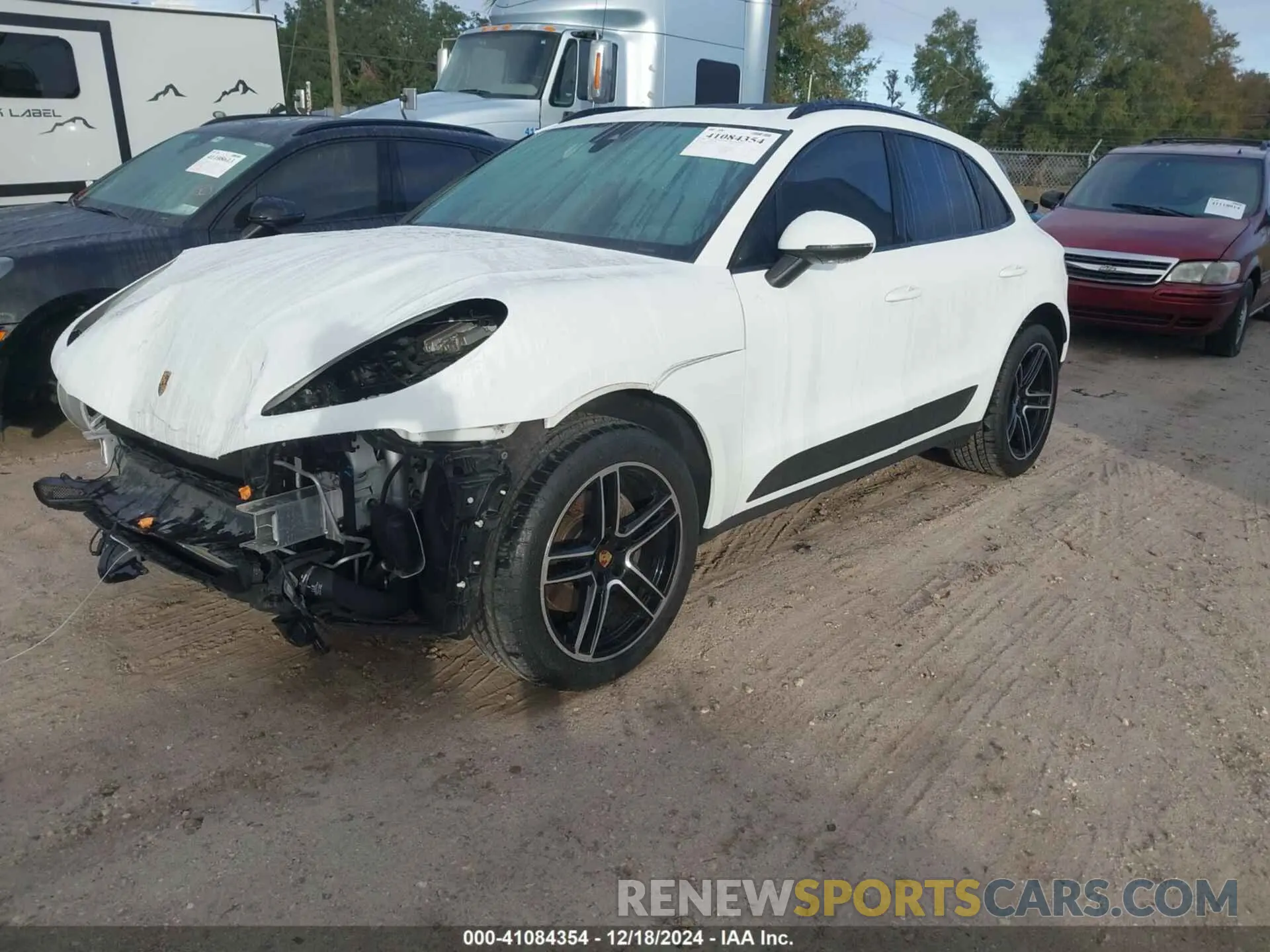 2 fotografías del automóvil dañado WP1AA2A51LLB04201 PORSCHE MACAN 2020