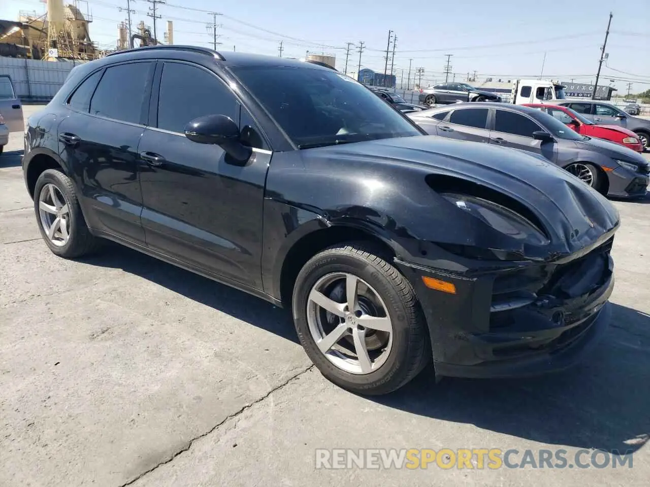4 fotografías del automóvil dañado WP1AA2A51LLB13626 PORSCHE MACAN 2020