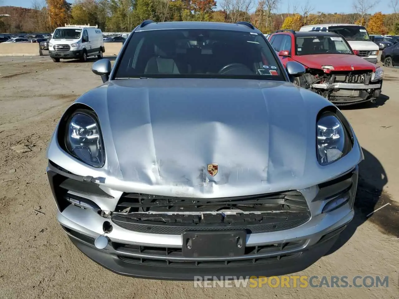 5 fotografías del automóvil dañado WP1AA2A52LLB14302 PORSCHE MACAN 2020