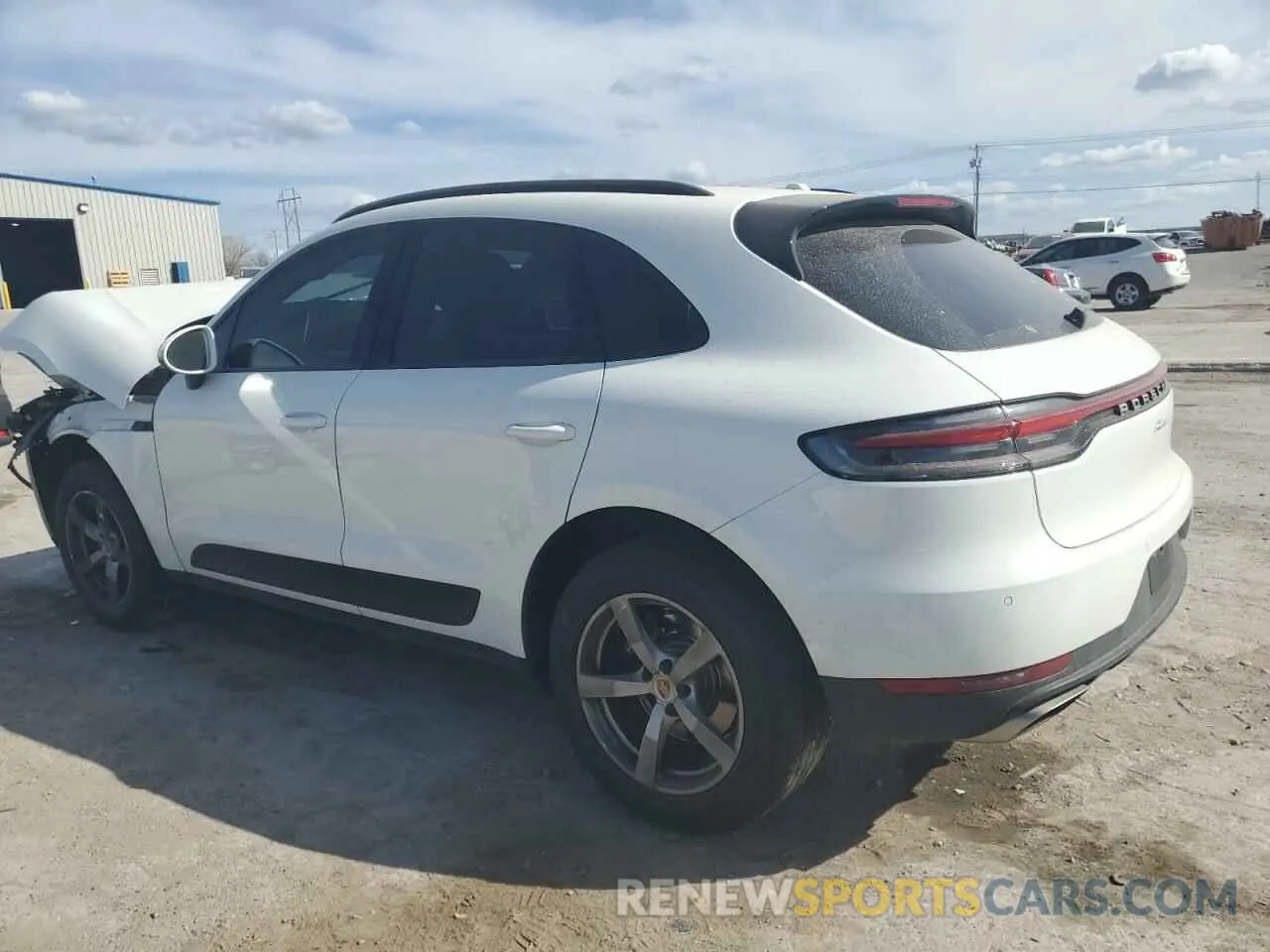 2 fotografías del automóvil dañado WP1AA2A53LLB01302 PORSCHE MACAN 2020