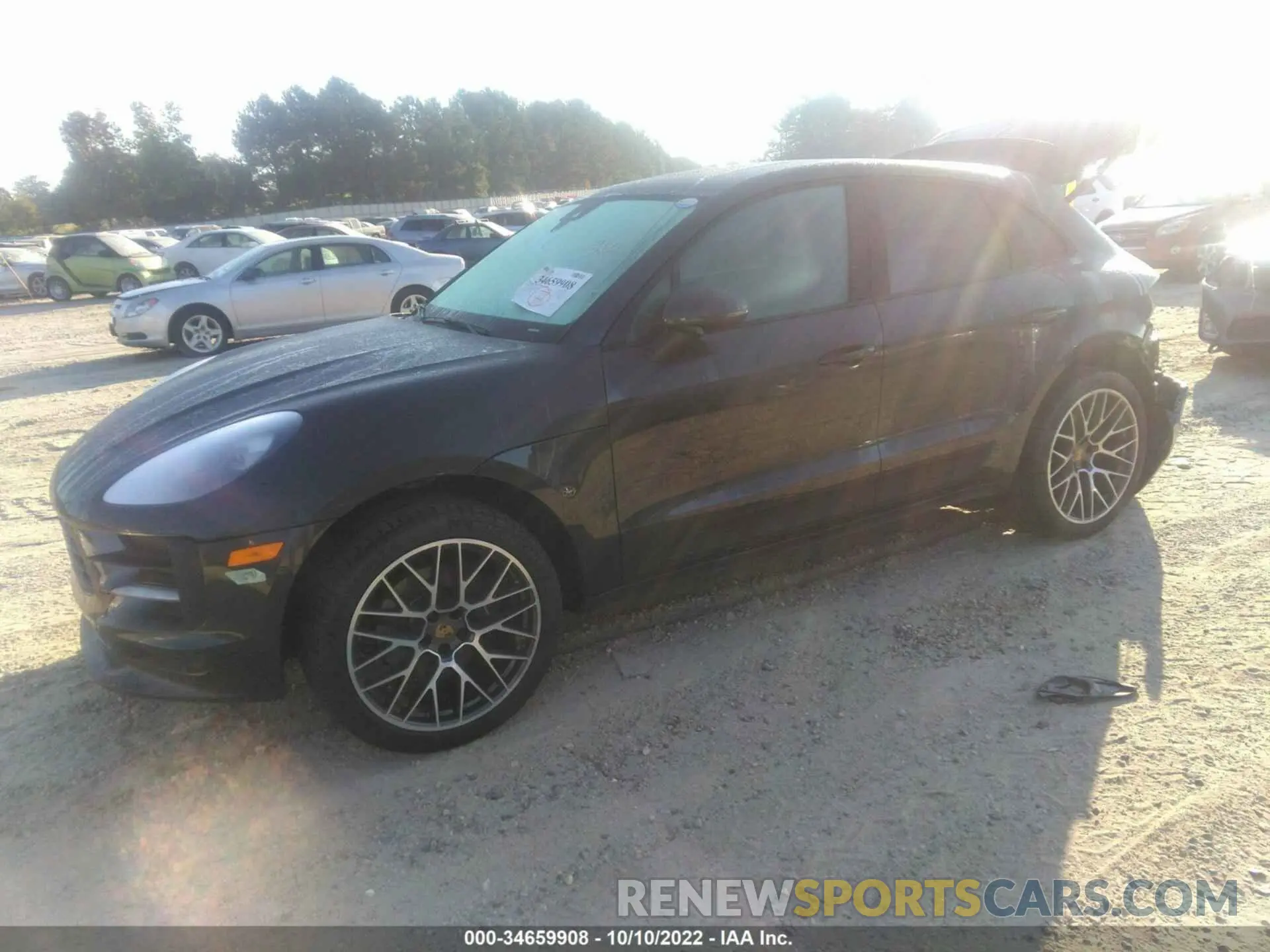 2 fotografías del automóvil dañado WP1AA2A53LLB06063 PORSCHE MACAN 2020