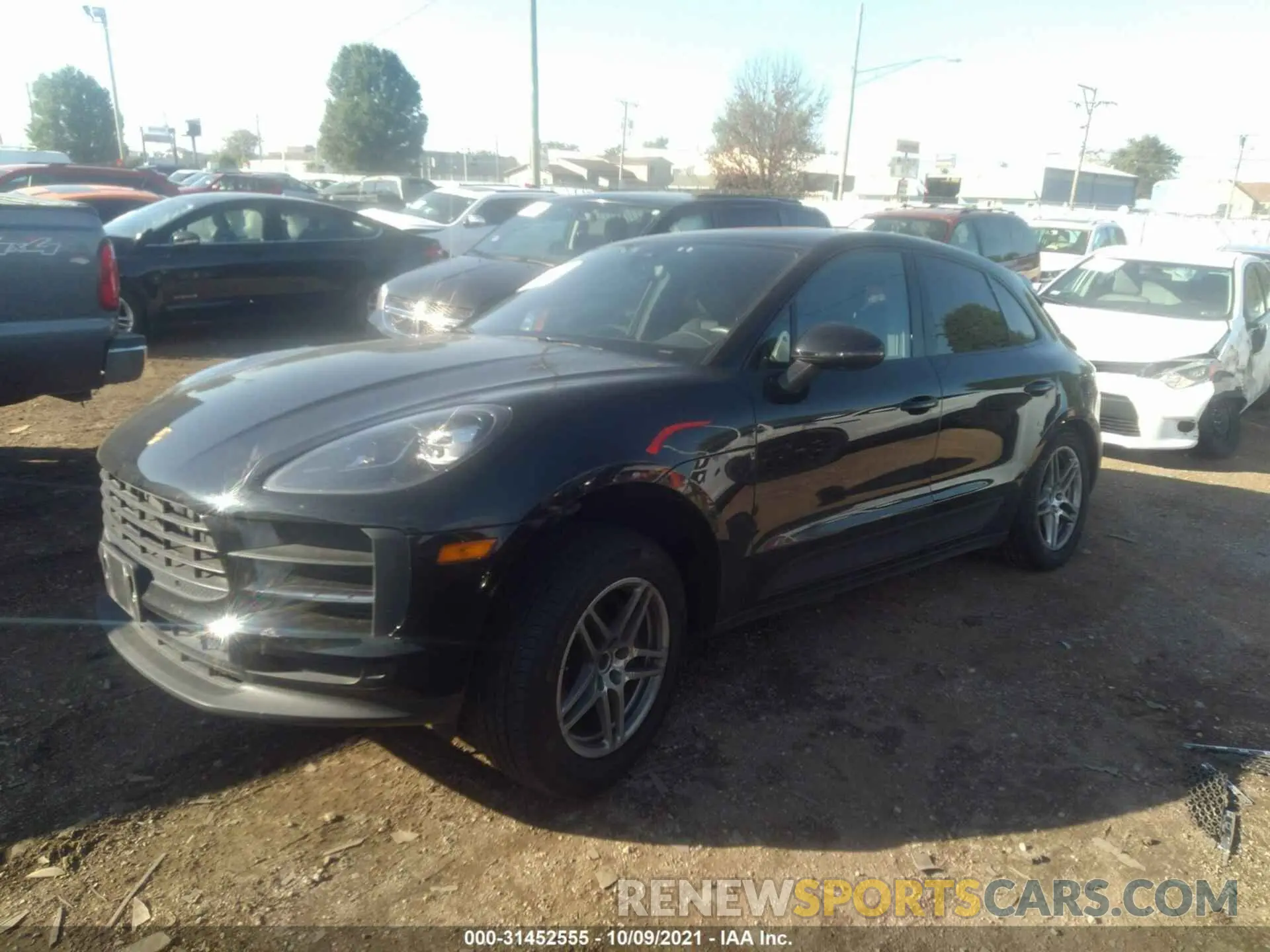 2 fotografías del automóvil dañado WP1AA2A54LLB10431 PORSCHE MACAN 2020