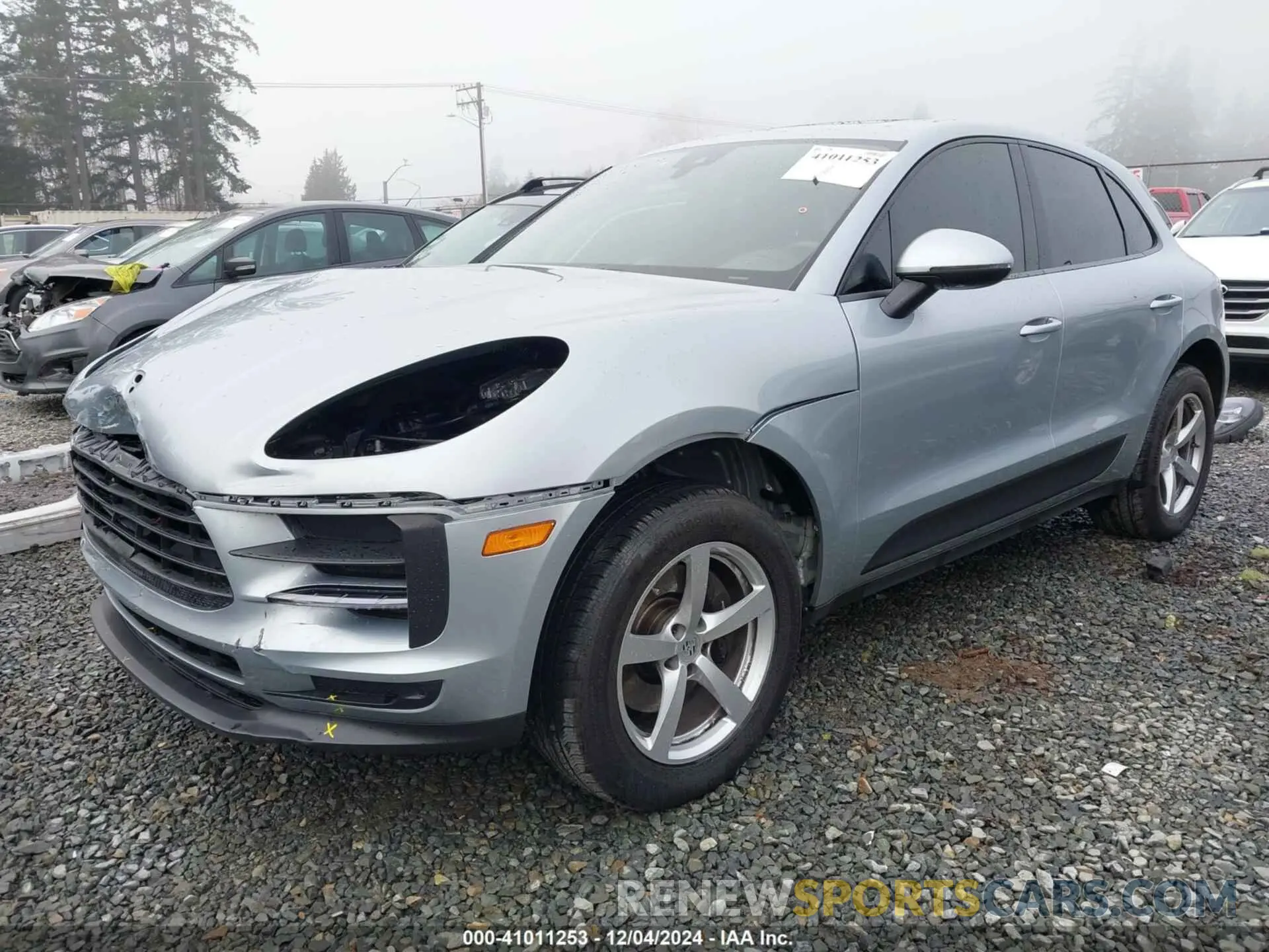 2 fotografías del automóvil dañado WP1AA2A55LLB04931 PORSCHE MACAN 2020