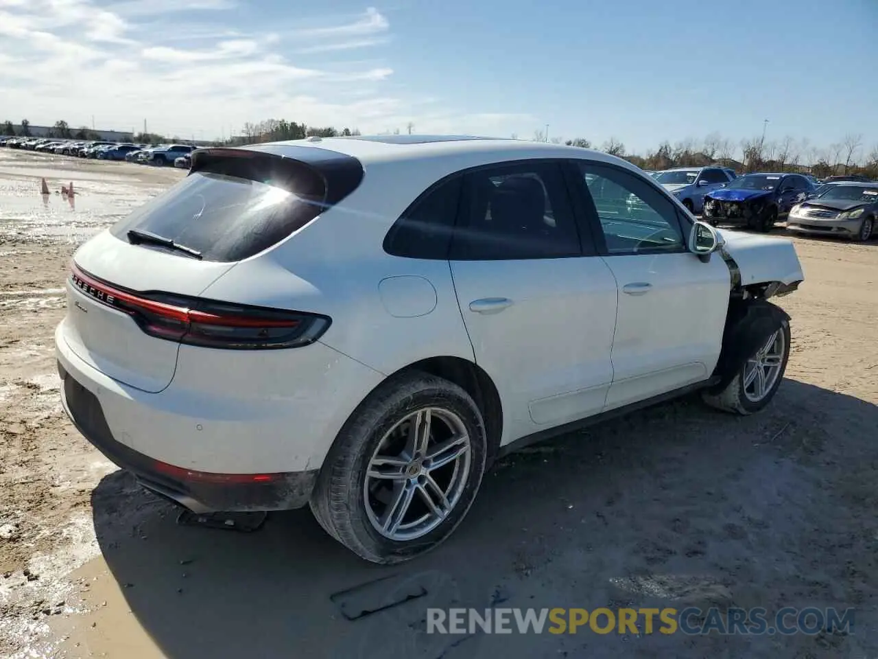 3 fotografías del automóvil dañado WP1AA2A56LLB09572 PORSCHE MACAN 2020