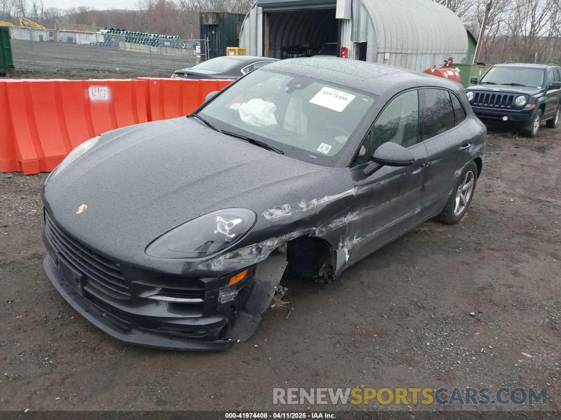 2 fotografías del automóvil dañado WP1AA2A57LLB05062 PORSCHE MACAN 2020
