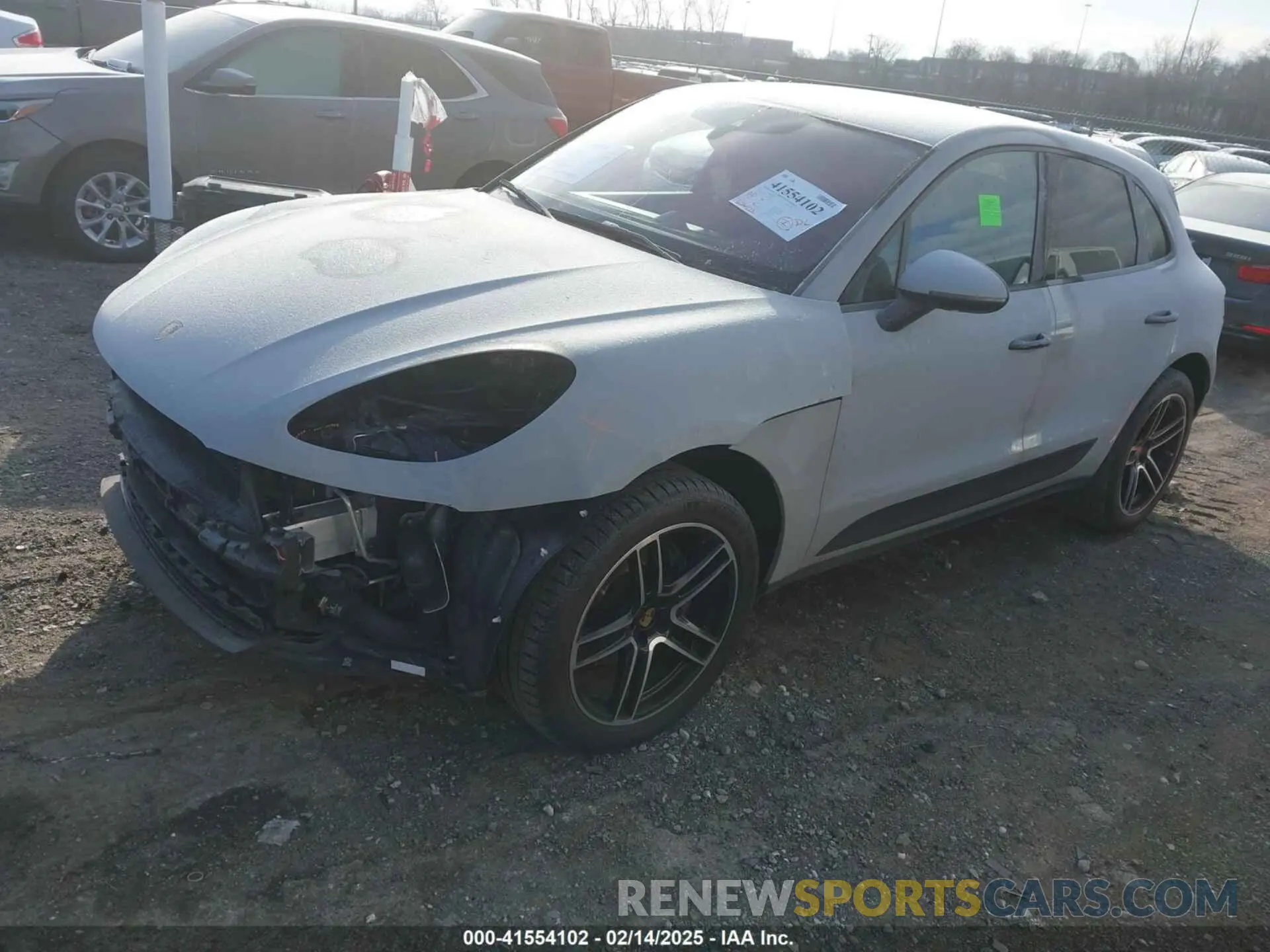 2 fotografías del automóvil dañado WP1AA2A57LLB14764 PORSCHE MACAN 2020