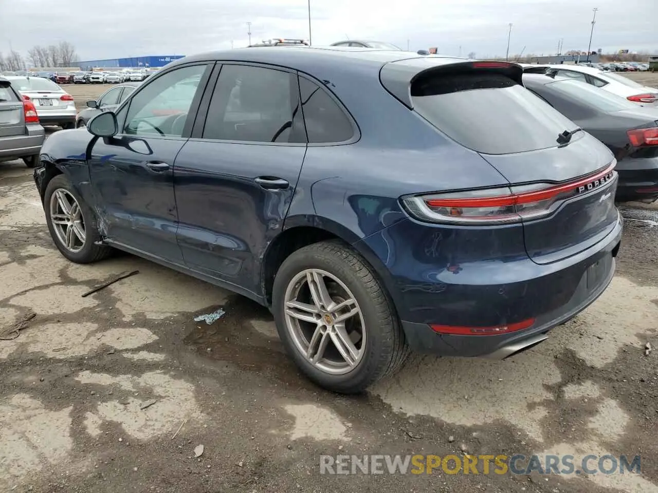 2 fotografías del automóvil dañado WP1AA2A58LLB01974 PORSCHE MACAN 2020
