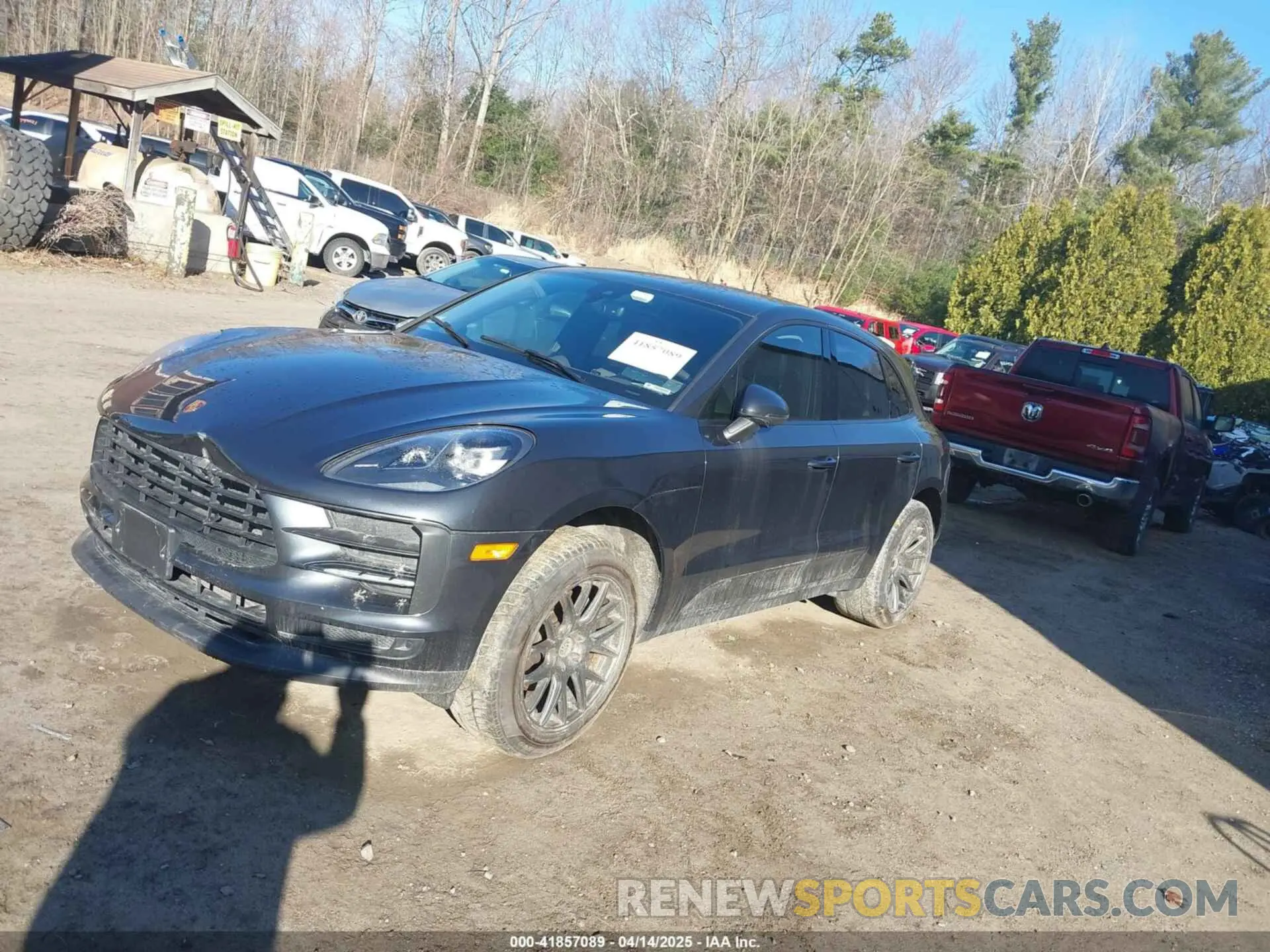 2 fotografías del automóvil dañado WP1AA2A58LLB03434 PORSCHE MACAN 2020
