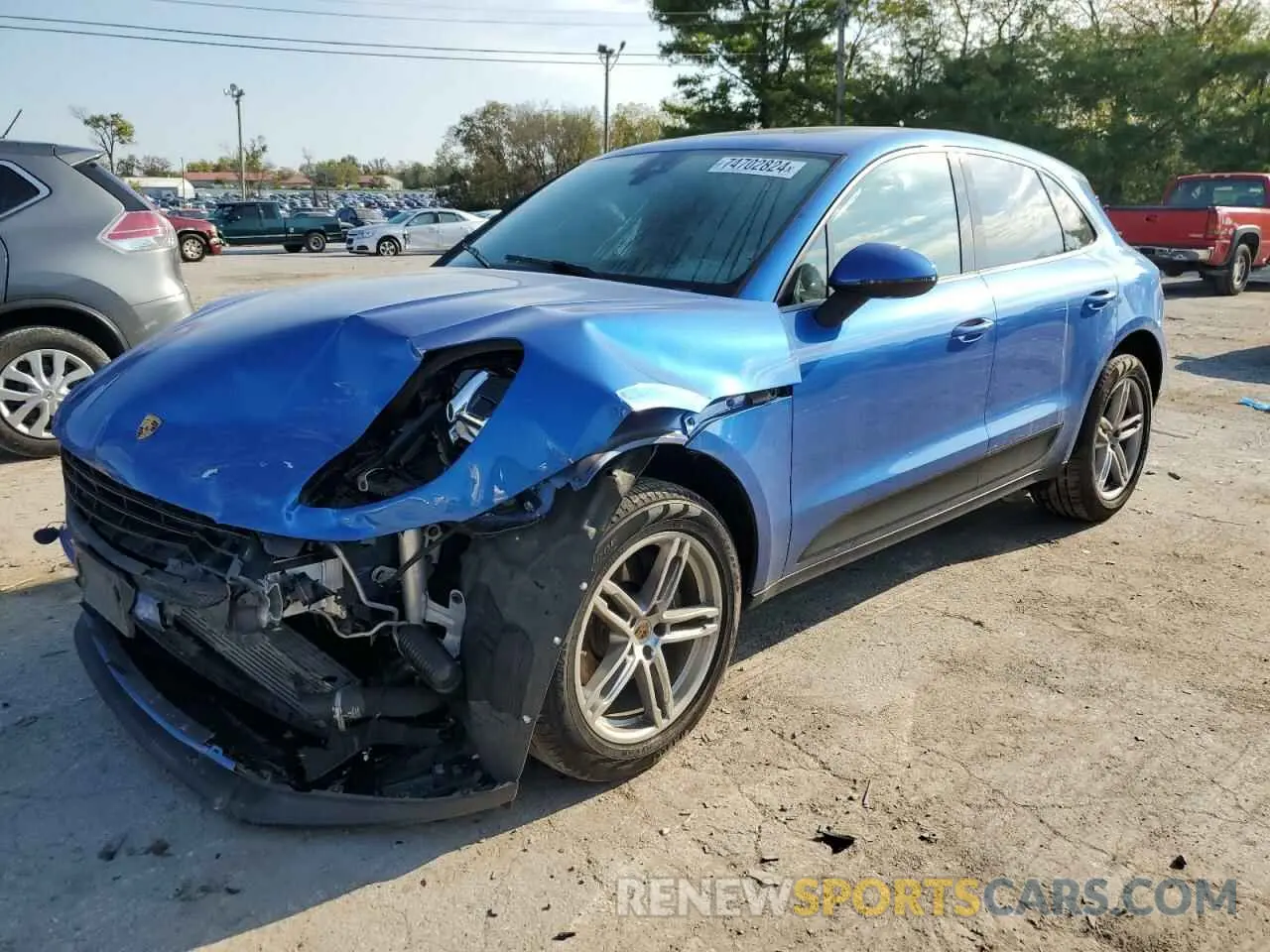 1 fotografías del automóvil dañado WP1AA2A58LLB09413 PORSCHE MACAN 2020