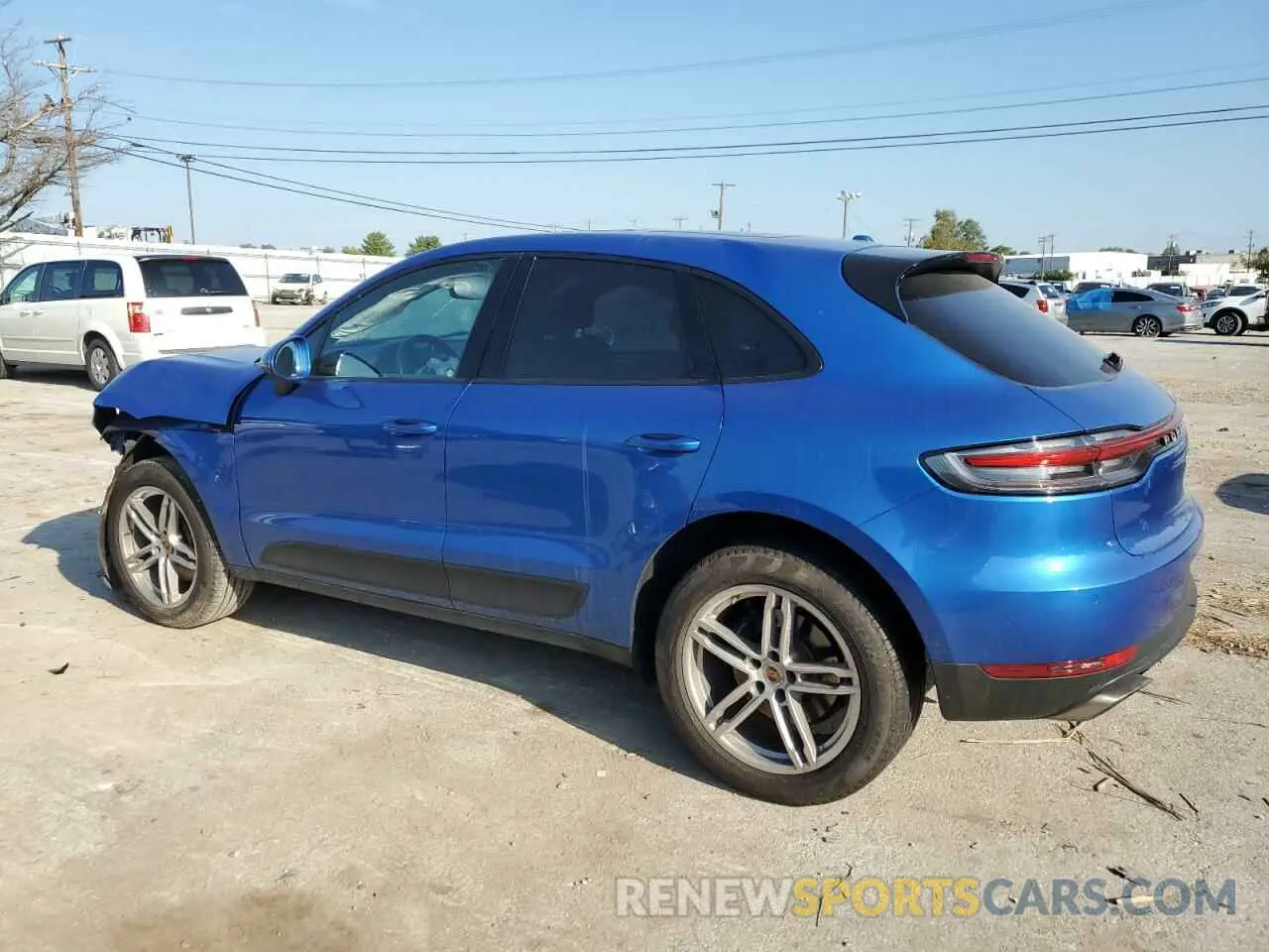 2 fotografías del automóvil dañado WP1AA2A58LLB09413 PORSCHE MACAN 2020