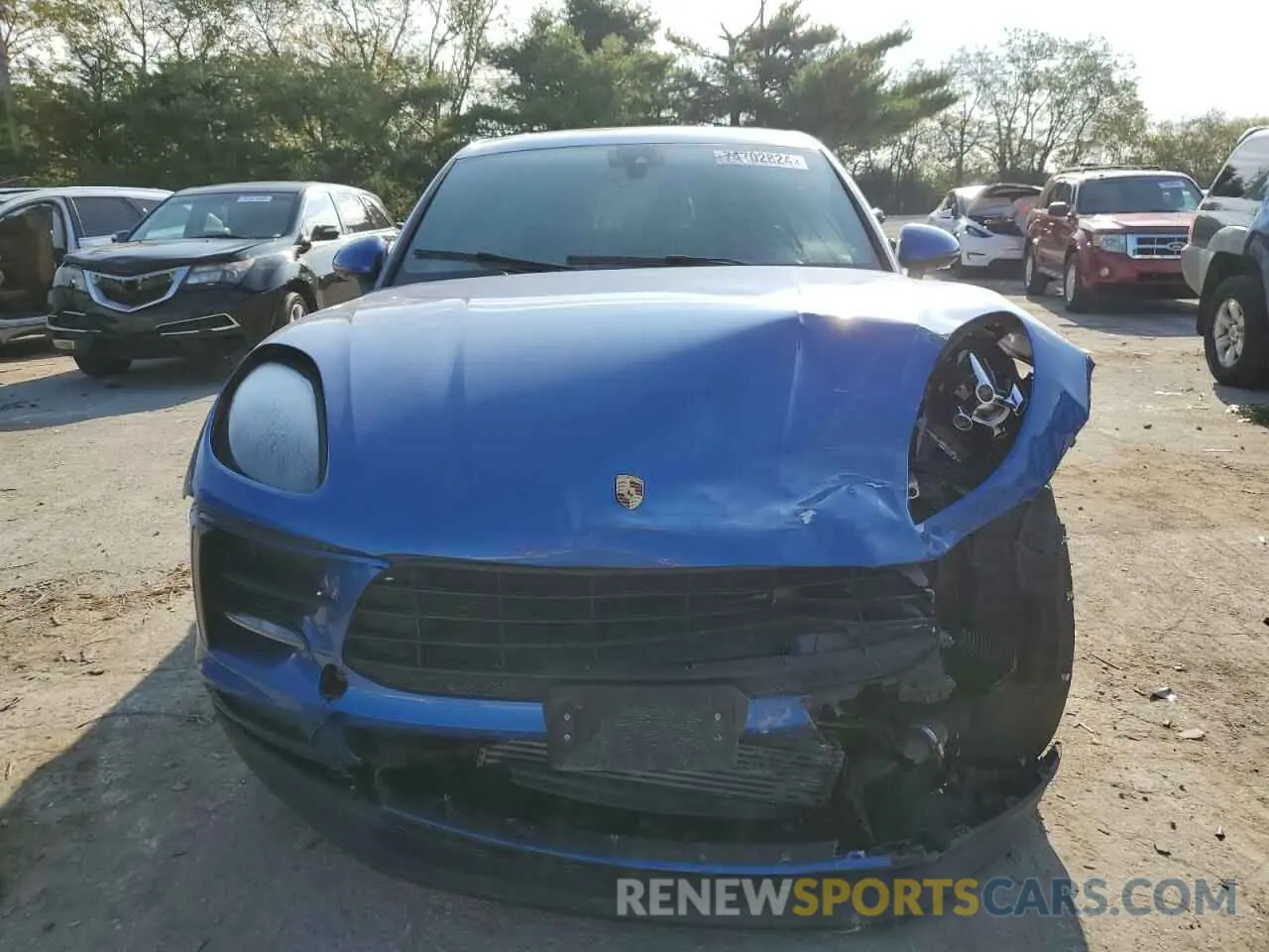 5 fotografías del automóvil dañado WP1AA2A58LLB09413 PORSCHE MACAN 2020