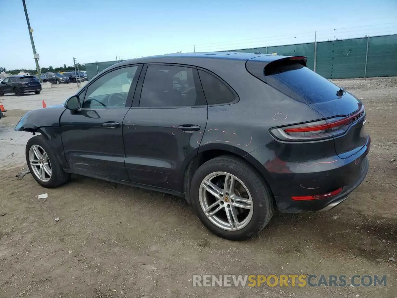 2 fotografías del automóvil dañado WP1AA2A58LLB09721 PORSCHE MACAN 2020