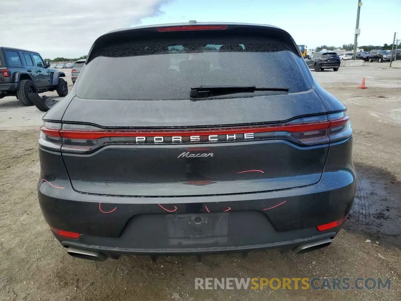 6 fotografías del automóvil dañado WP1AA2A58LLB09721 PORSCHE MACAN 2020