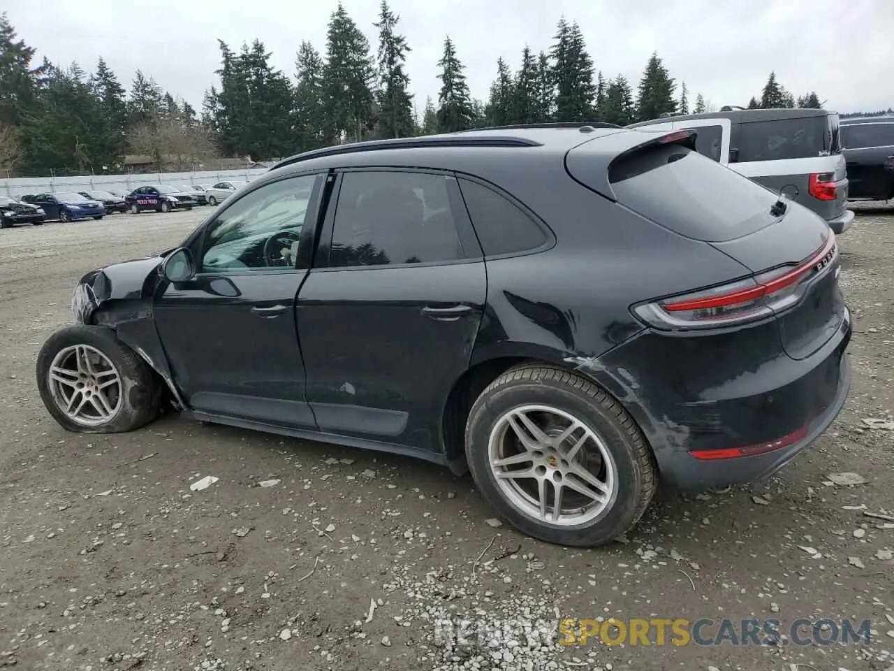 2 fotografías del automóvil dañado WP1AA2A59LLB06486 PORSCHE MACAN 2020