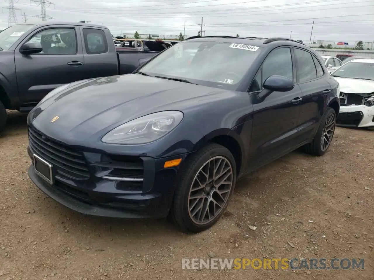 1 fotografías del automóvil dañado WP1AB2A50LLB36117 PORSCHE MACAN 2020
