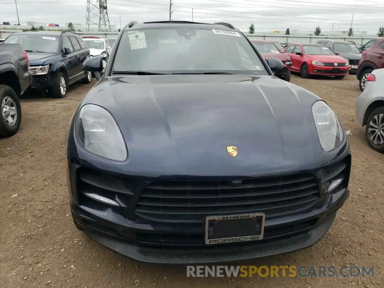 5 fotografías del automóvil dañado WP1AB2A50LLB36117 PORSCHE MACAN 2020
