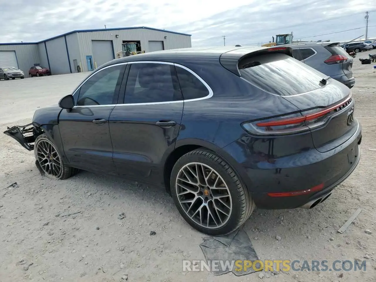 2 fotografías del automóvil dañado WP1AB2A53LLB36922 PORSCHE MACAN 2020
