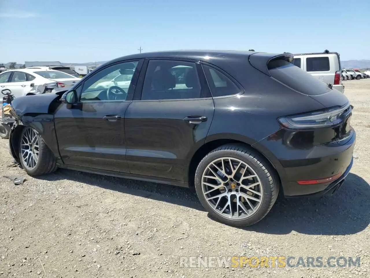 2 fotografías del automóvil dañado WP1AB2A54LLB34533 PORSCHE MACAN 2020