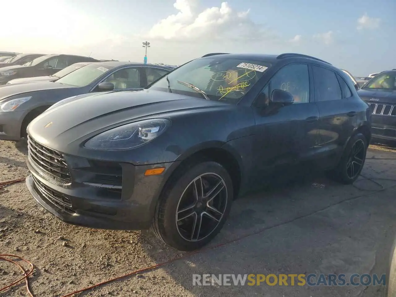 1 fotografías del automóvil dañado WP1AB2A57LLB32436 PORSCHE MACAN 2020