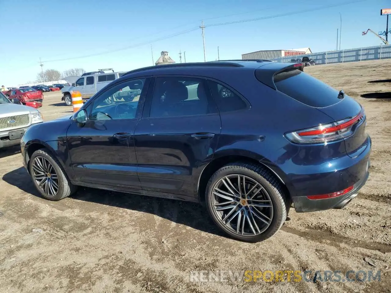 2 fotografías del automóvil dañado WP1AB2A5XLLB34830 PORSCHE MACAN 2020