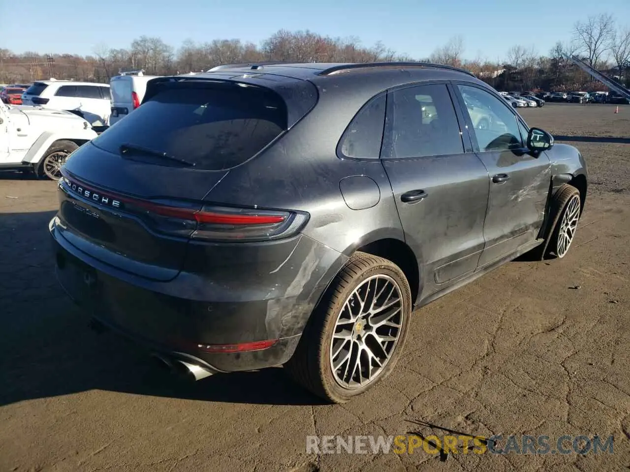 3 fotografías del automóvil dañado WP1AF2A5XLLB60445 PORSCHE MACAN 2020