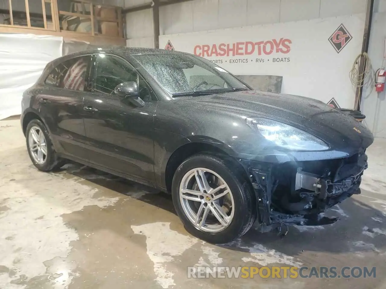 4 fotografías del automóvil dañado WP1AA2A50MLB04711 PORSCHE MACAN 2021