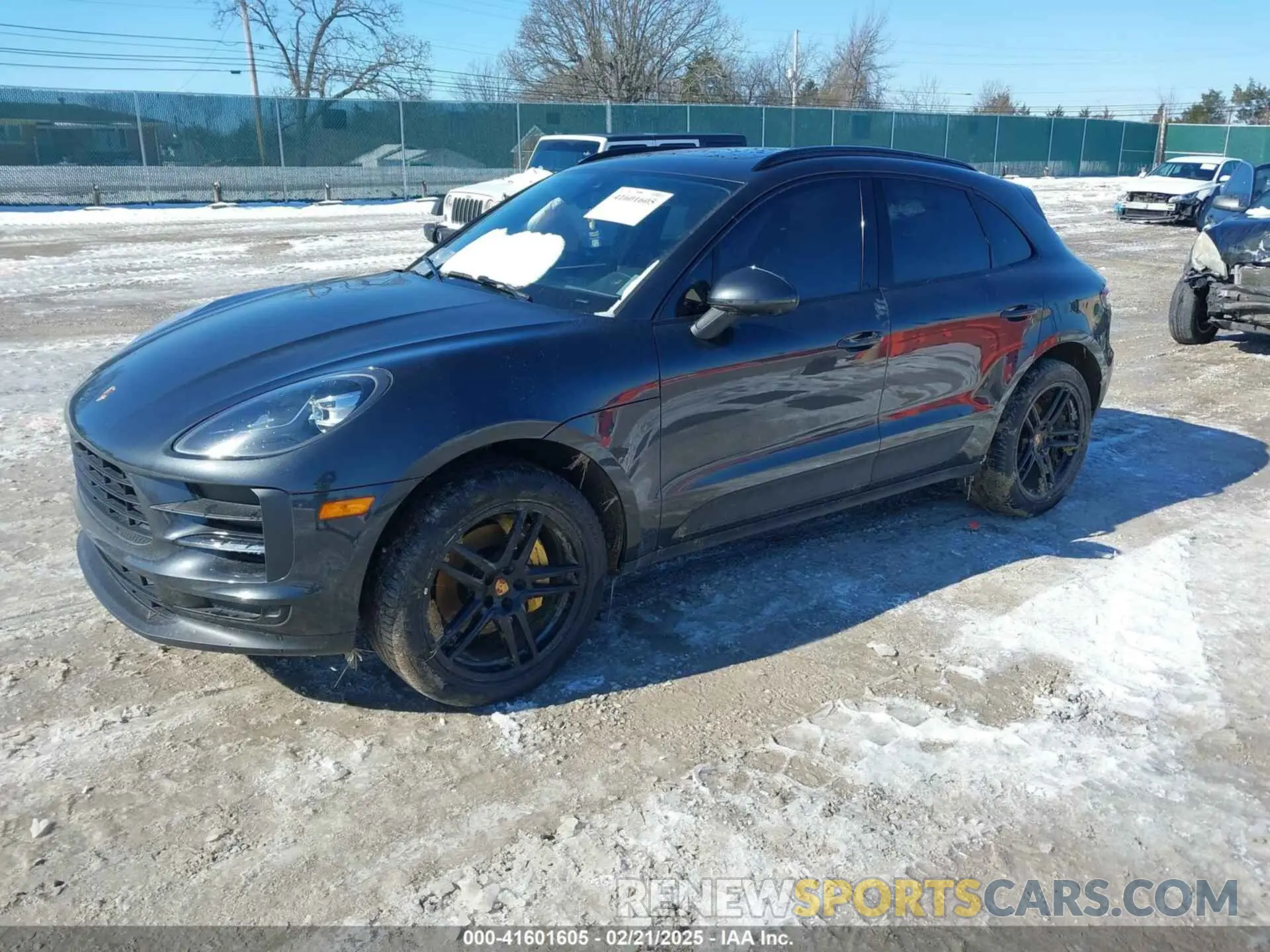 2 fotografías del automóvil dañado WP1AA2A50MLB06099 PORSCHE MACAN 2021