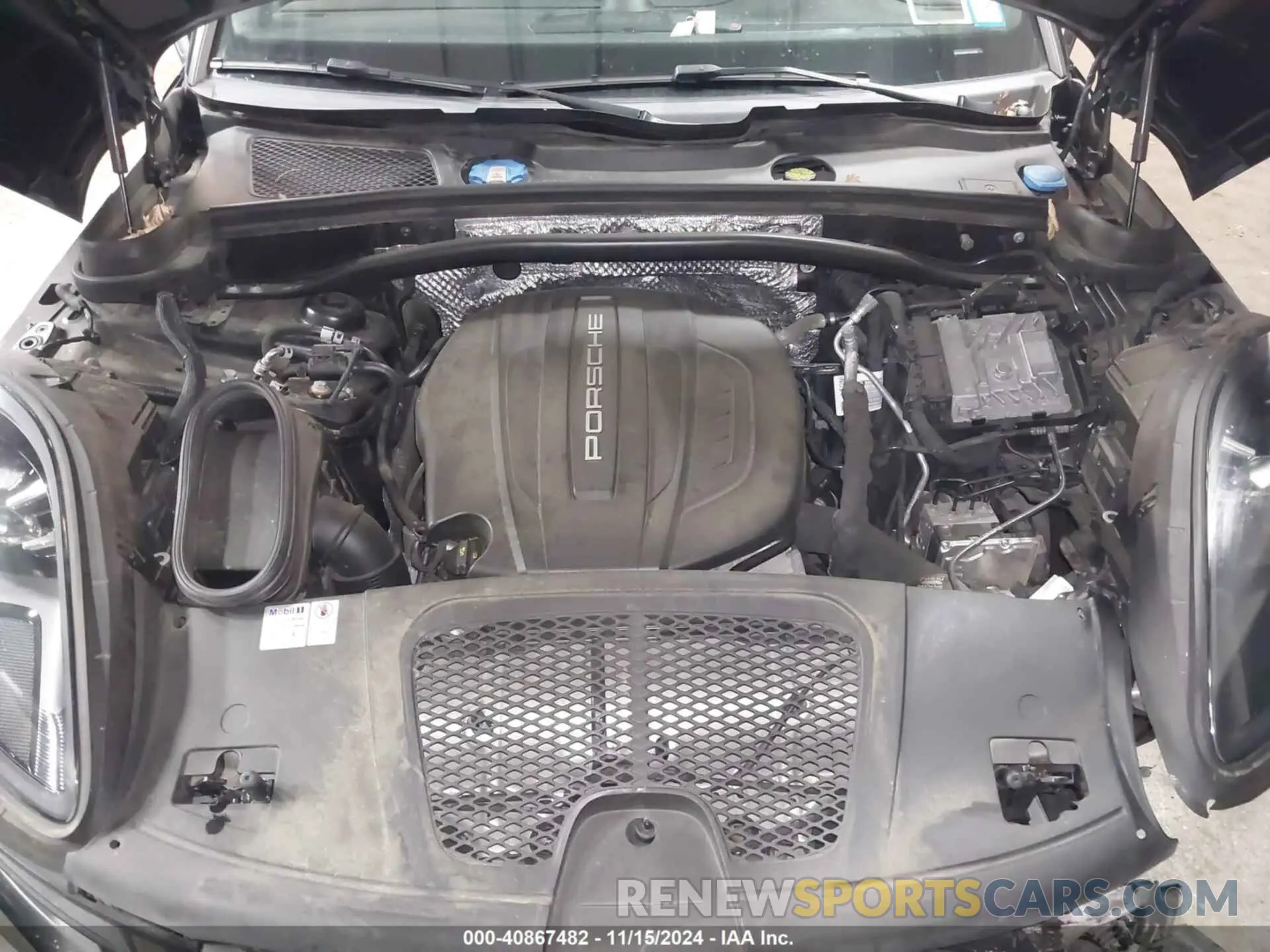 10 fotografías del automóvil dañado WP1AA2A50MLB06278 PORSCHE MACAN 2021