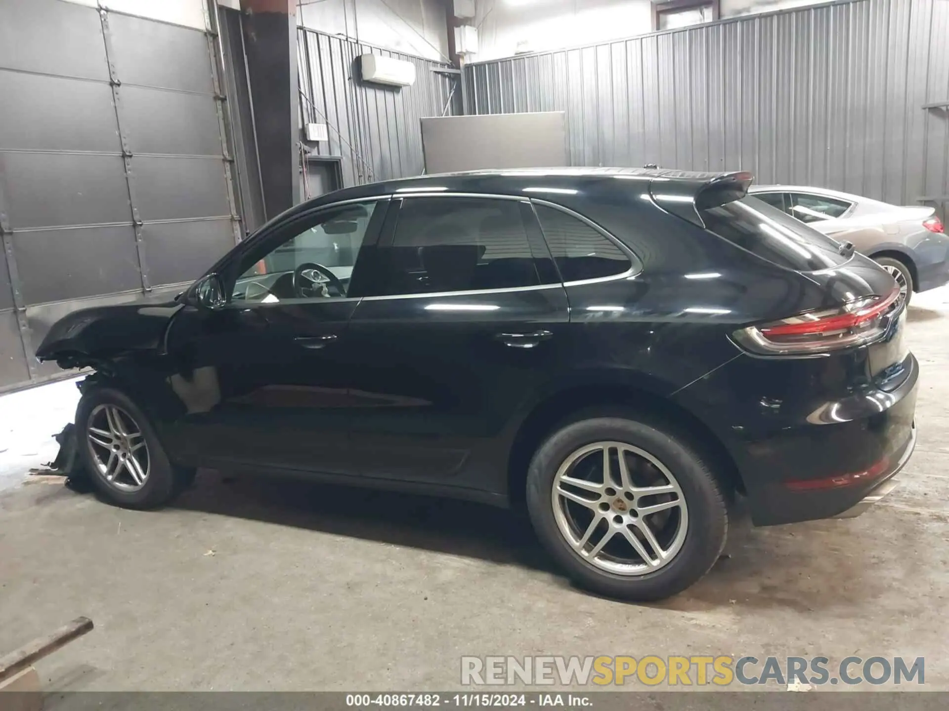 14 fotografías del automóvil dañado WP1AA2A50MLB06278 PORSCHE MACAN 2021