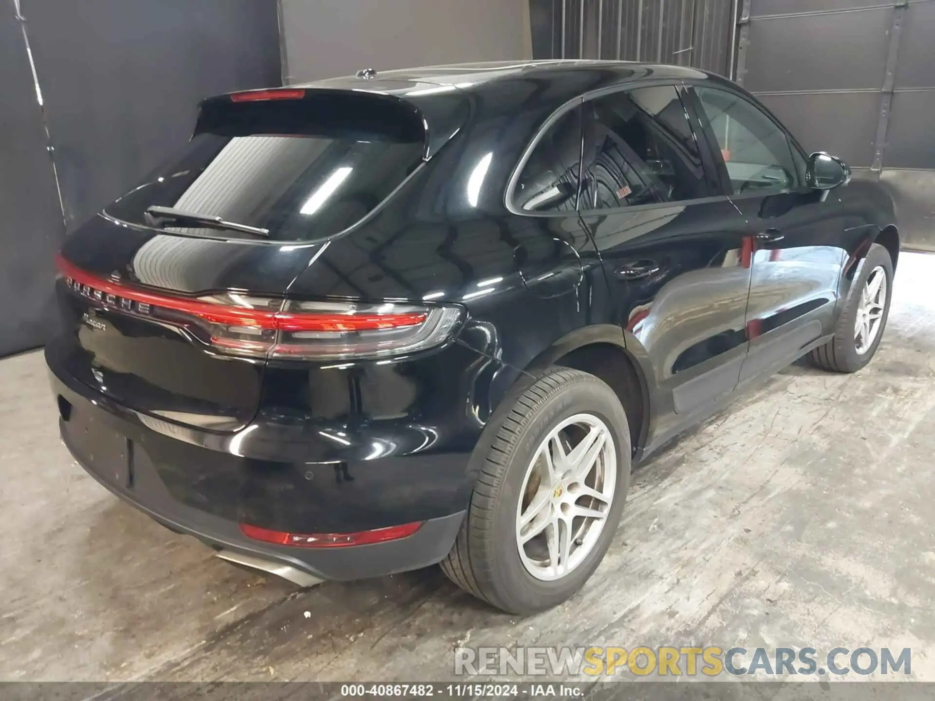 4 fotografías del automóvil dañado WP1AA2A50MLB06278 PORSCHE MACAN 2021