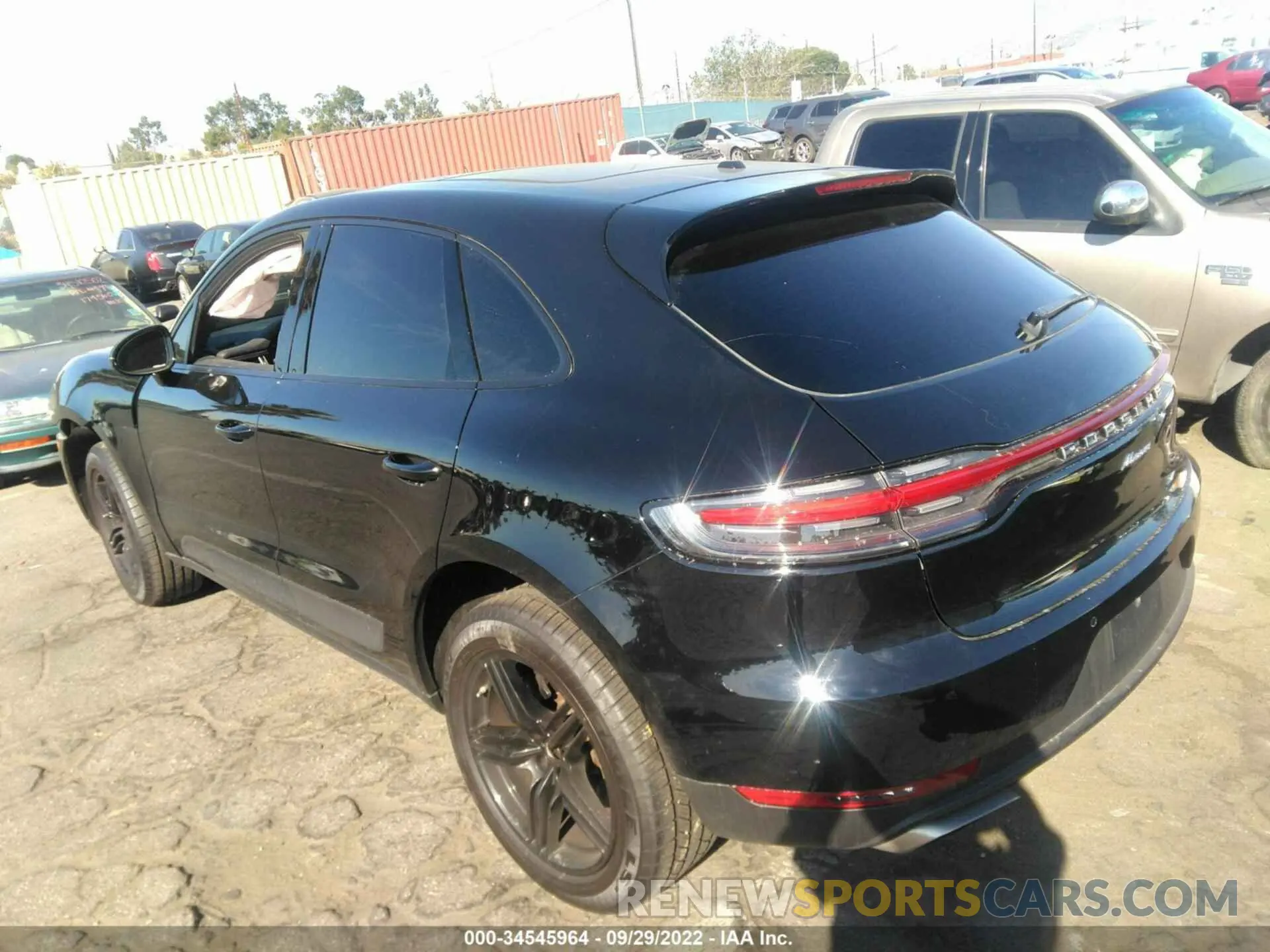 3 fotografías del automóvil dañado WP1AA2A51MLB10954 PORSCHE MACAN 2021