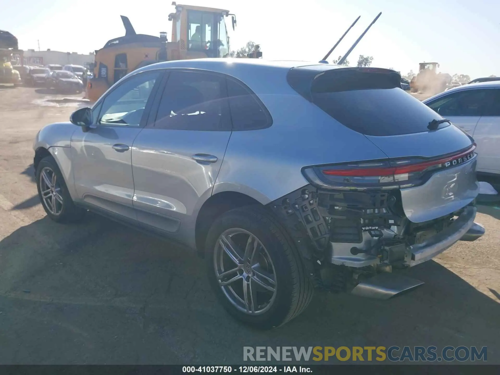 3 fotografías del automóvil dañado WP1AA2A53MLB10552 PORSCHE MACAN 2021