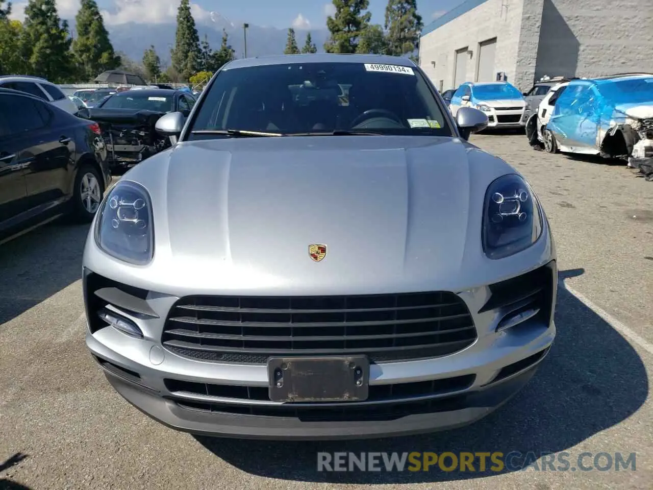 5 fotografías del automóvil dañado WP1AA2A54MLB00483 PORSCHE MACAN 2021