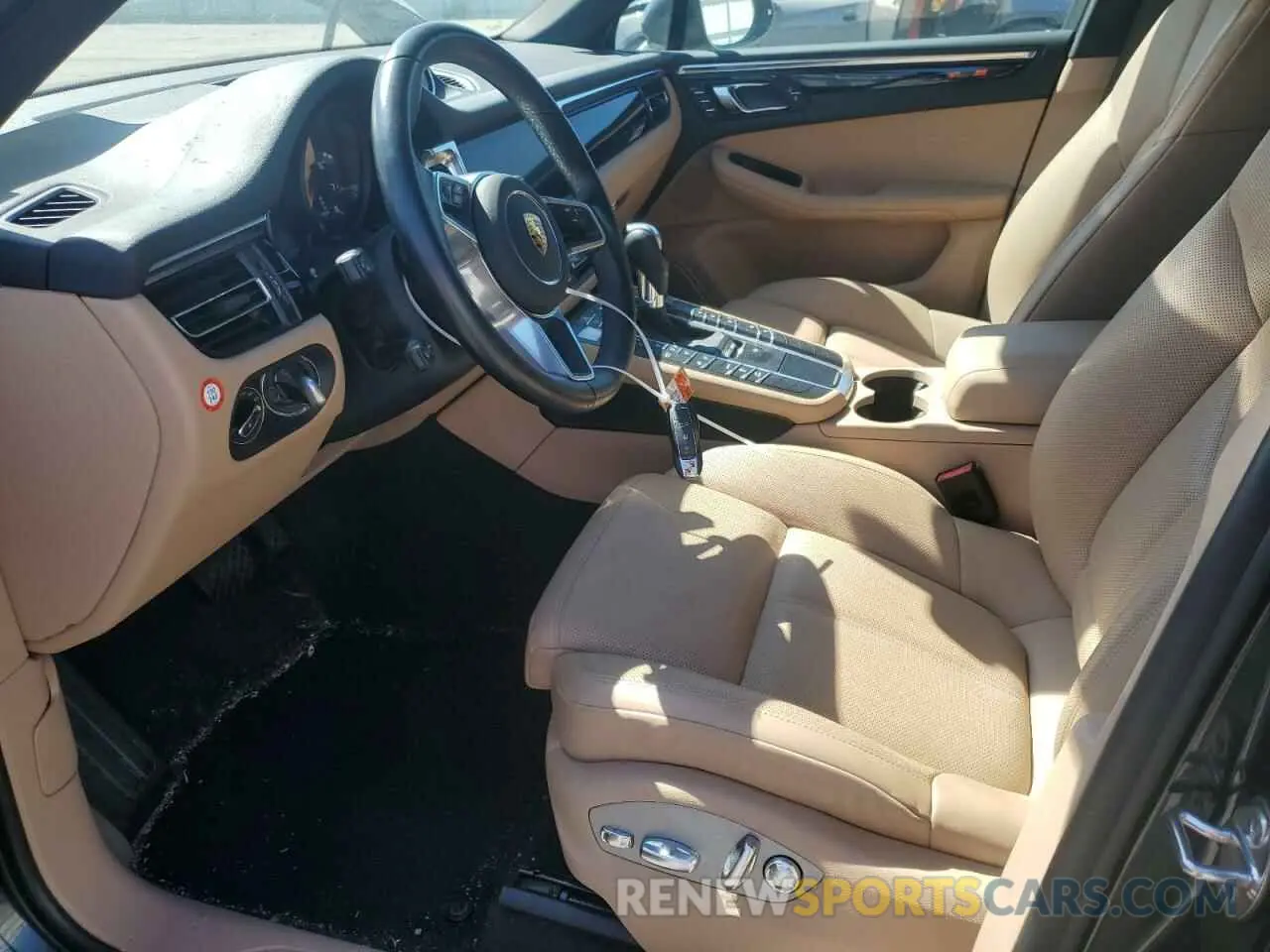 7 fotografías del automóvil dañado WP1AA2A54MLB17610 PORSCHE MACAN 2021