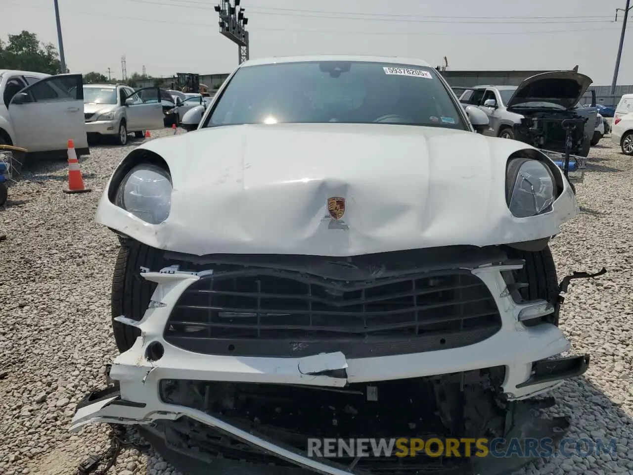 5 fotografías del automóvil dañado WP1AA2A55MLB02694 PORSCHE MACAN 2021