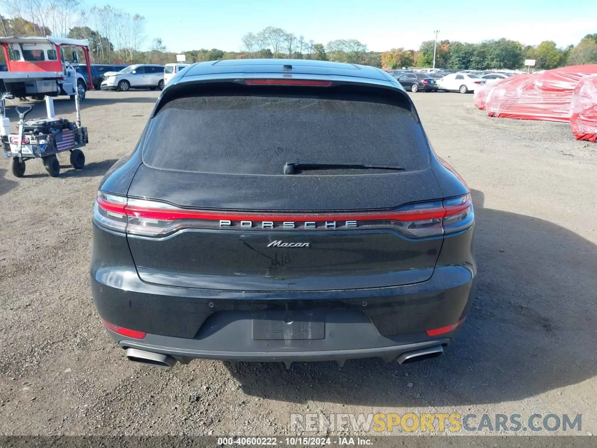 16 fotografías del automóvil dañado WP1AA2A55MLB04364 PORSCHE MACAN 2021