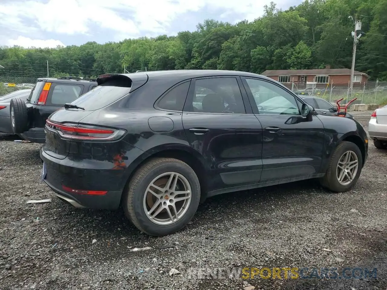 3 fotografías del automóvil dañado WP1AA2A55MLB09628 PORSCHE MACAN 2021