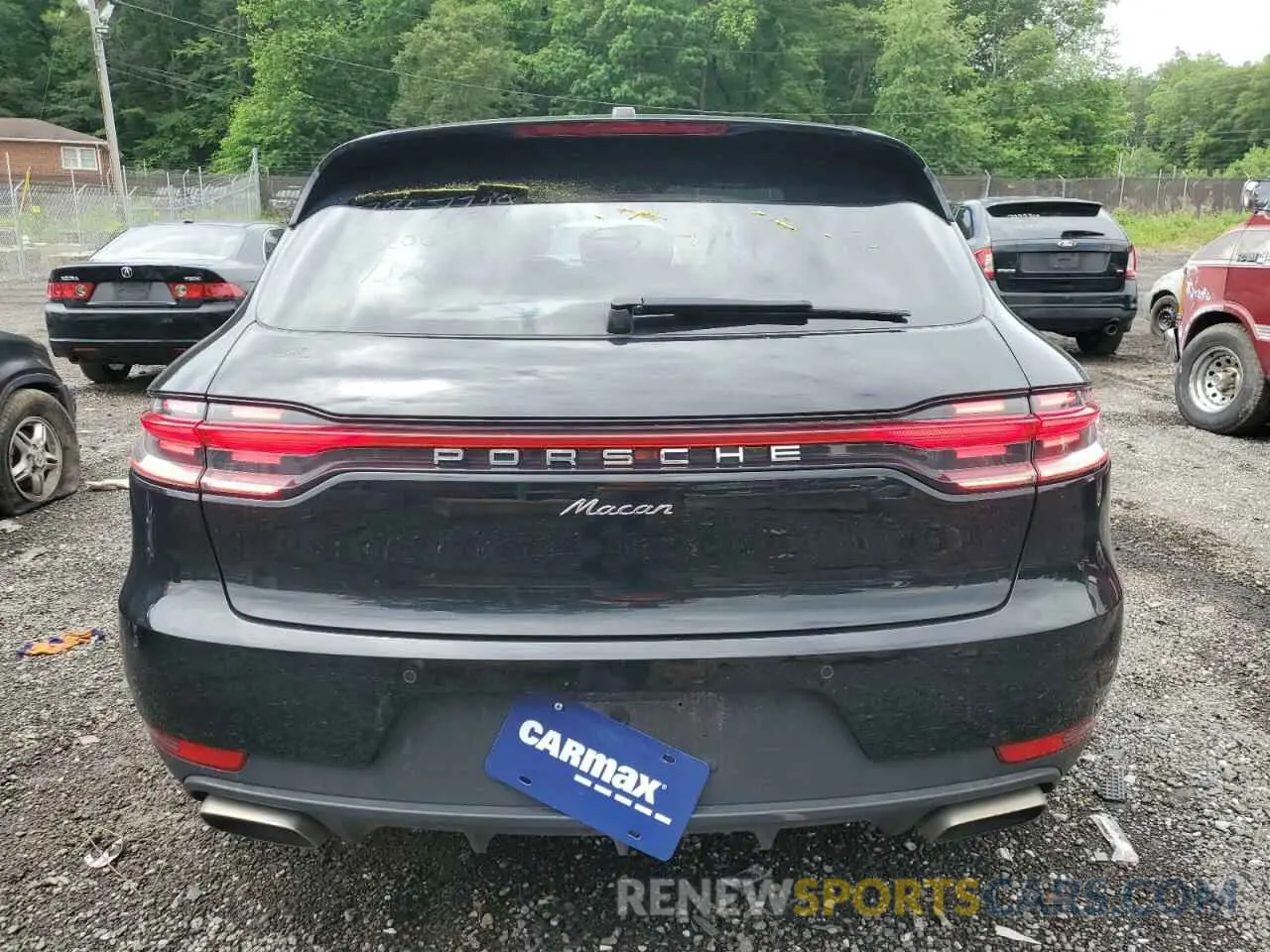 6 fotografías del automóvil dañado WP1AA2A55MLB09628 PORSCHE MACAN 2021