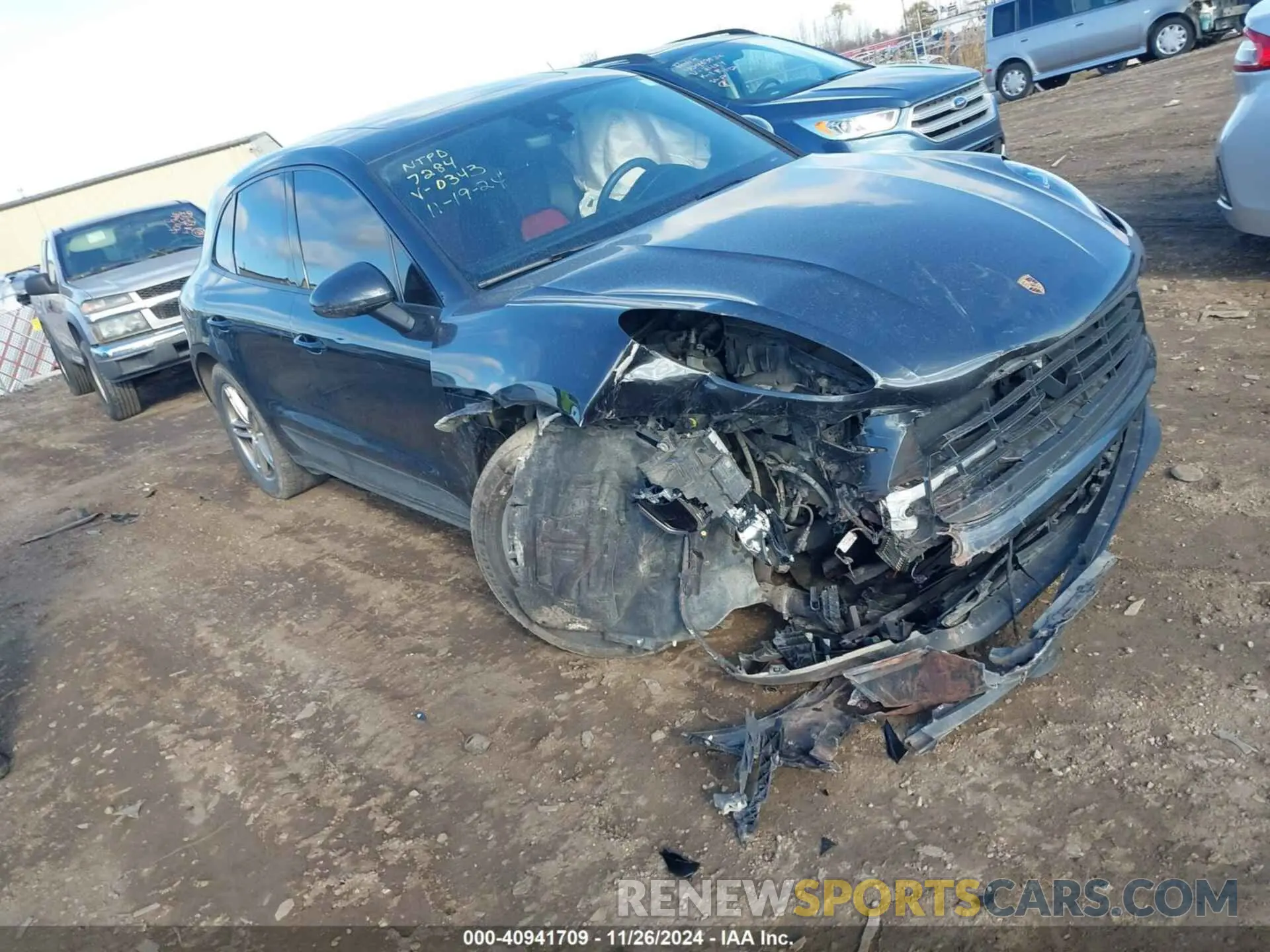 1 fotografías del automóvil dañado WP1AA2A55MLB10343 PORSCHE MACAN 2021