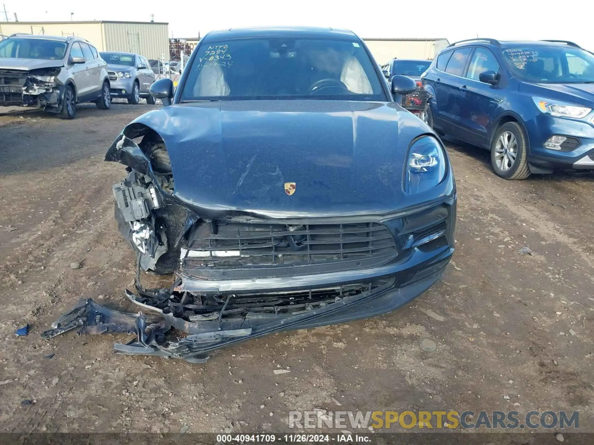 12 fotografías del automóvil dañado WP1AA2A55MLB10343 PORSCHE MACAN 2021