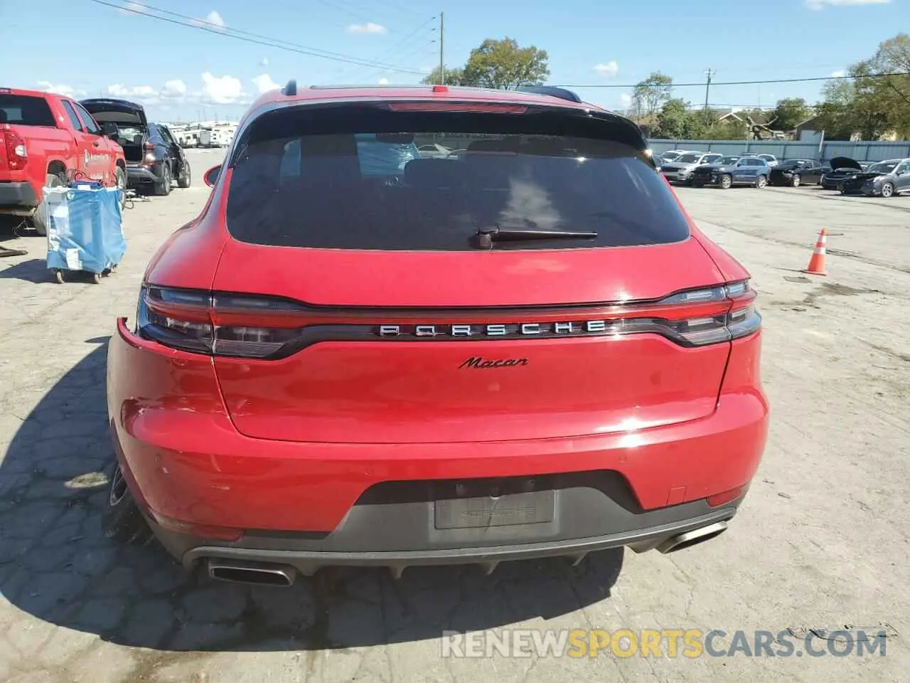 6 fotografías del automóvil dañado WP1AA2A55MLB11637 PORSCHE MACAN 2021