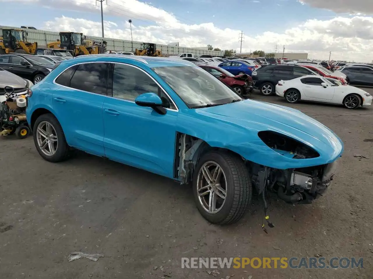4 fotografías del automóvil dañado WP1AA2A56MLB02767 PORSCHE MACAN 2021