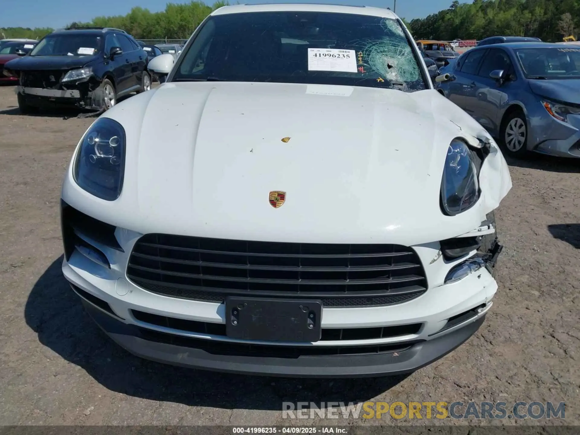 12 fotografías del automóvil dañado WP1AA2A57MLB07816 PORSCHE MACAN 2021