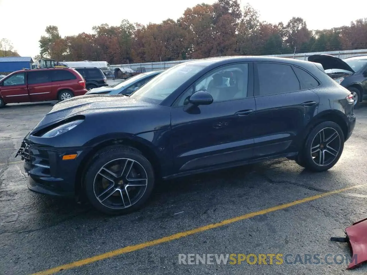 1 fotografías del automóvil dañado WP1AA2A57MLB10473 PORSCHE MACAN 2021