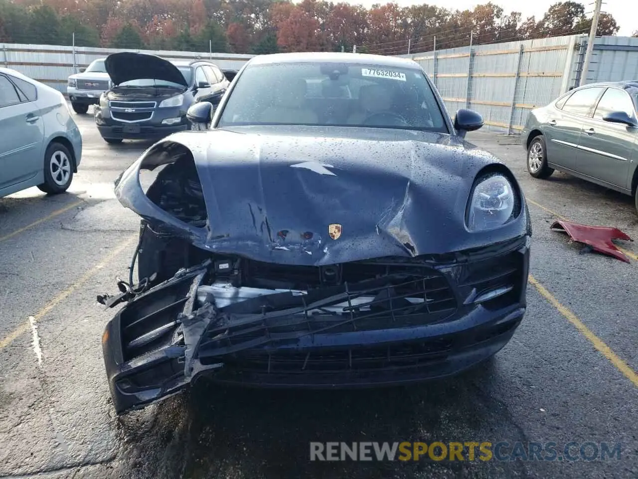 5 fotografías del automóvil dañado WP1AA2A57MLB10473 PORSCHE MACAN 2021